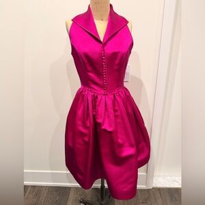 Bill Blass Fushia Cocktail Dress
